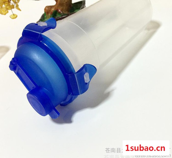 定制圆形乐扣杯创意彩色广告水杯密封塑料杯保温锁扣杯图3