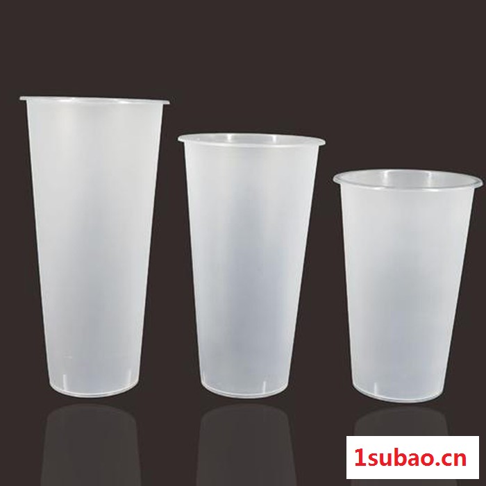 晶润 批发水果茶杯500ml透明加厚塑料杯定做图4