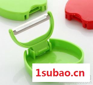 直销可折叠苹果型削皮器水果削皮刀 厨房小工具 促销礼品图2