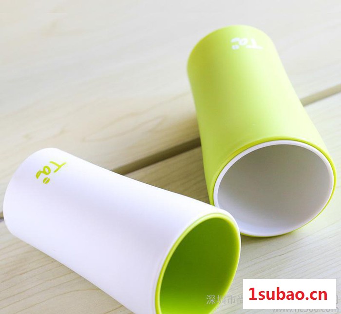 Ymer创意随手杯情侣水杯 TaTa塑料杯子刷牙杯儿童洗图2