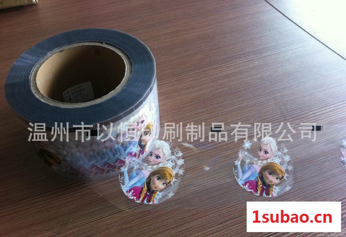 热转印花膜,卡通热转印花膜,塑料杯热转印花膜,塑料杯花膜,卡通花图2