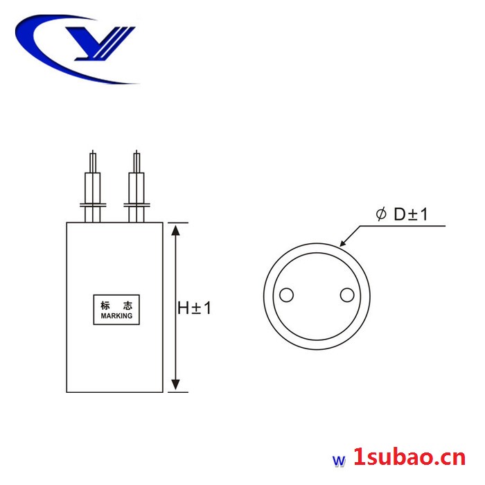 纯源【厂家批发】打包机 榨汁机 电动工具电容器定制 CBB60 50uF/450V.AC图3