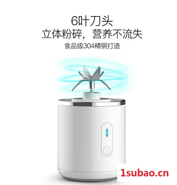 迷你榨汁机便携榨汁杯小型多功能榨汁机充电榨汁机深圳厂家图6