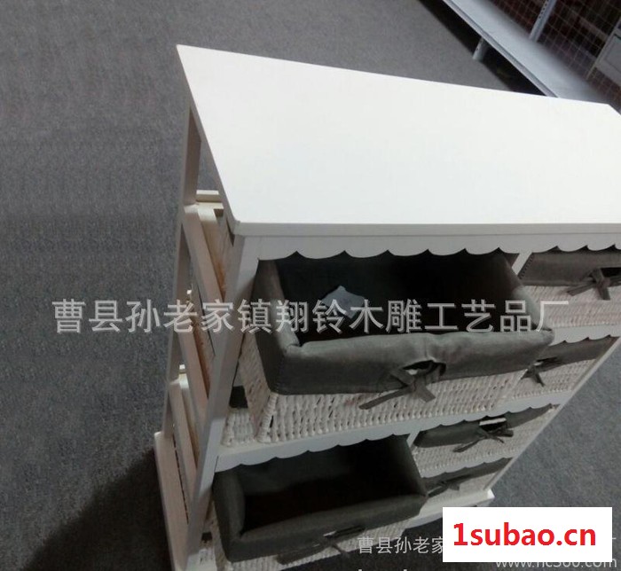 直销 定制木质储物柜 抽屉式储物柜 欧式实木收纳储物柜图3