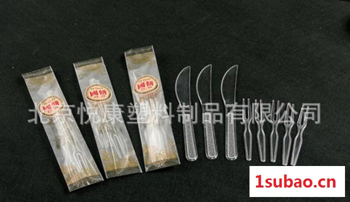 现货** 定制酒店塑料刀叉   餐具塑料刀叉图2