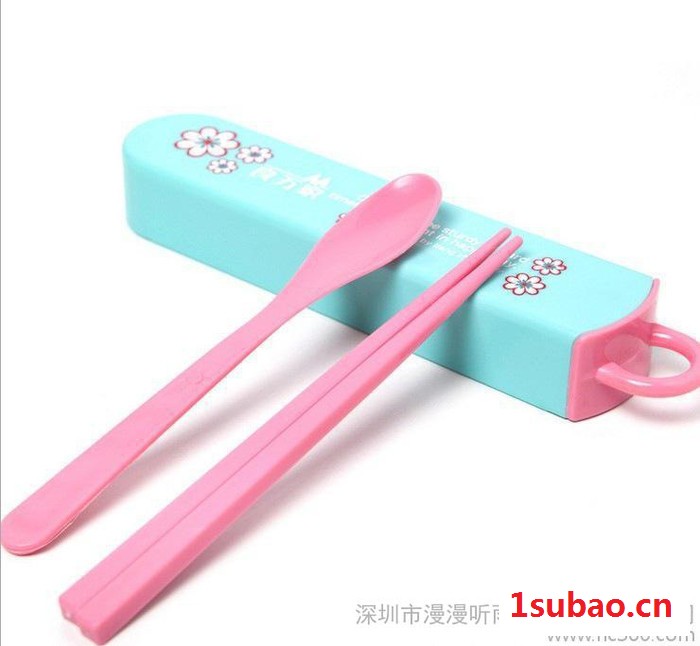 便携盒装筷子良万家环保餐具 两款选套装餐具套装LWJ0055塑料图2