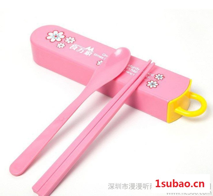 便携盒装筷子良万家环保餐具 两款选套装餐具套装LWJ0055塑料图3