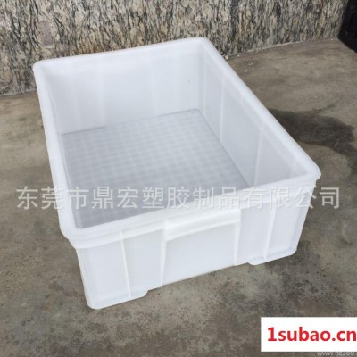 深圳宝安石岩塑料餐具周转箱 高温消毒加厚白色塑胶箱 环保