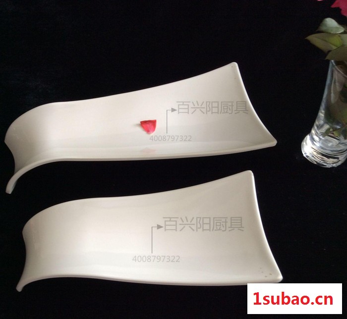 斗笠碗仿瓷汤碗面碗密胺火锅餐具塑料碗麻辣烫碗平头瓦盘图2