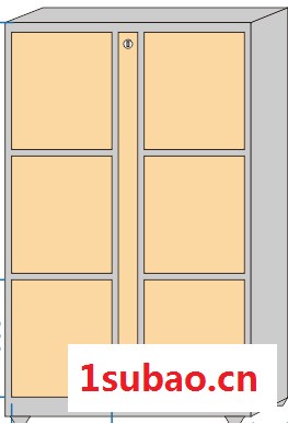 福源智能2列书包柜 学校书包柜学校存放柜 学校储物柜（副柜）