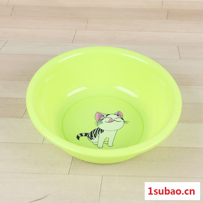 永顺 厂家供应36塑料盆 新料印字印花塑料脸盆 洗脸洗手洗菜盆可定制图2