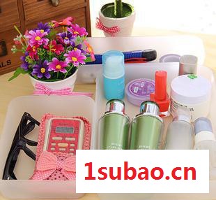 日式创意家居 抽屉餐具整理盒 塑料收纳盒 自由分隔 单个装图2