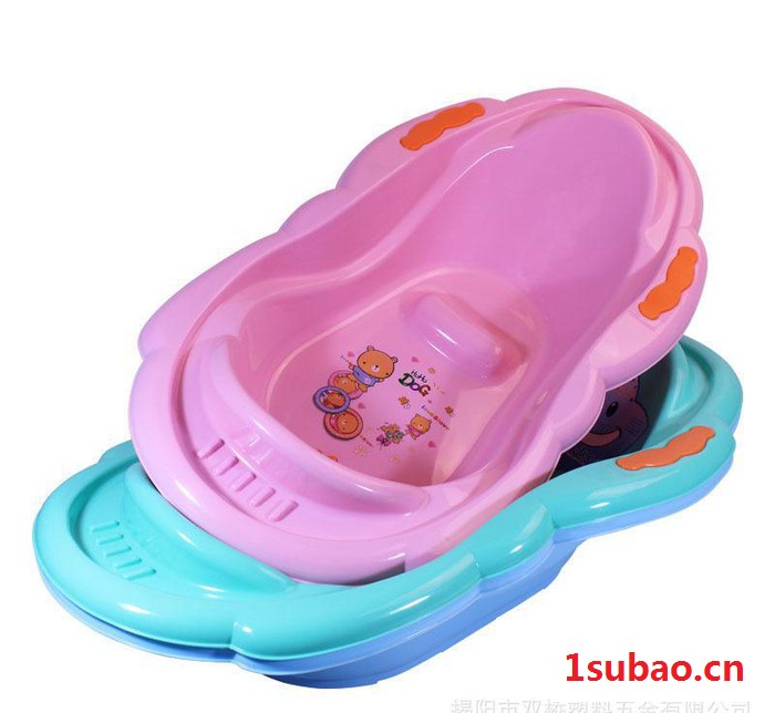 婴儿浴盆宝宝洗澡盆加厚塑料沐浴盆家用环保塑料盆新生儿用品