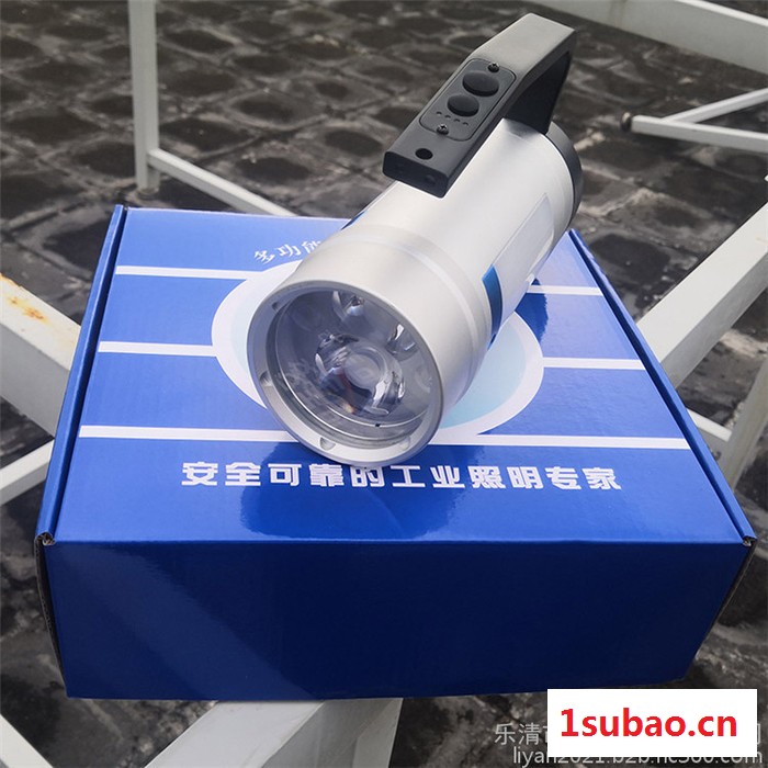 鼎轩照明红蓝消防手电筒RJW7106A手提式电筒LED照明大功率强光充电手提灯图5