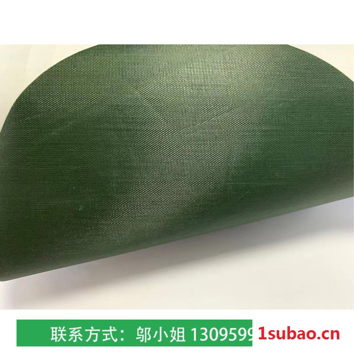 科琦达定做0.2mmPVC夹网布雨披雨衣面料墨绿色PVC防水面料图5