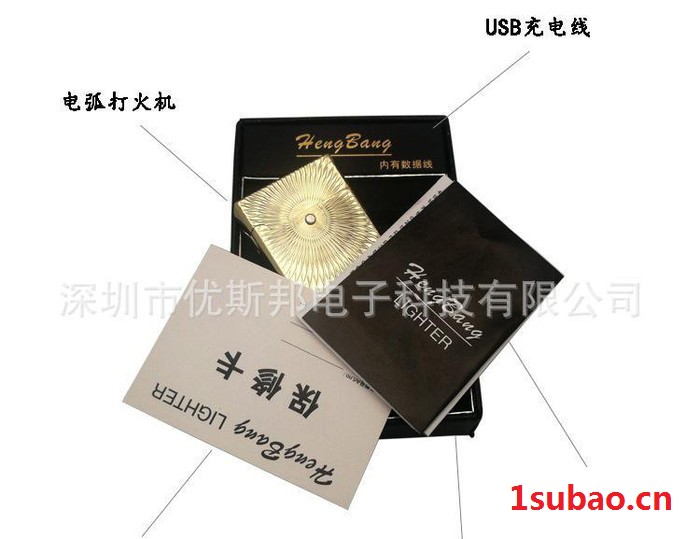 **电弧打火机 脉冲点烟器 充电打火机 创意个性电子USB火图2