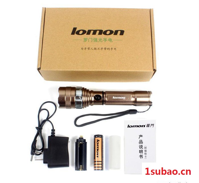 【罗门照明】led手电筒厂 铝合金旋转调焦手电筒 强光手电筒图3