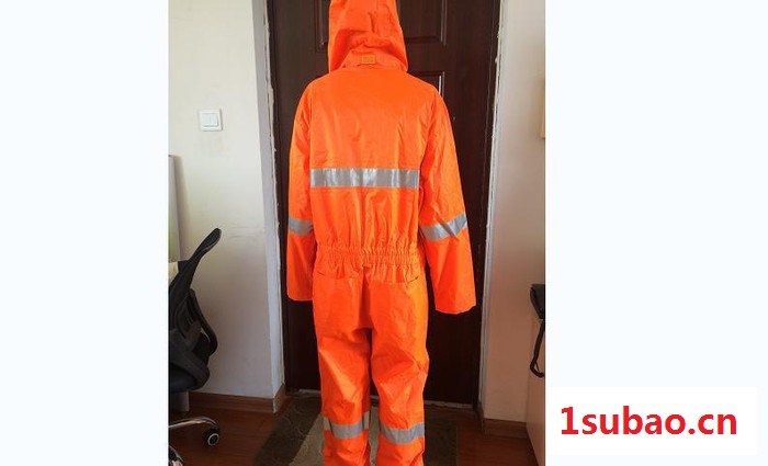 橘红 连体工作服 反光连体雨衣 安全服  现货 直销 促销