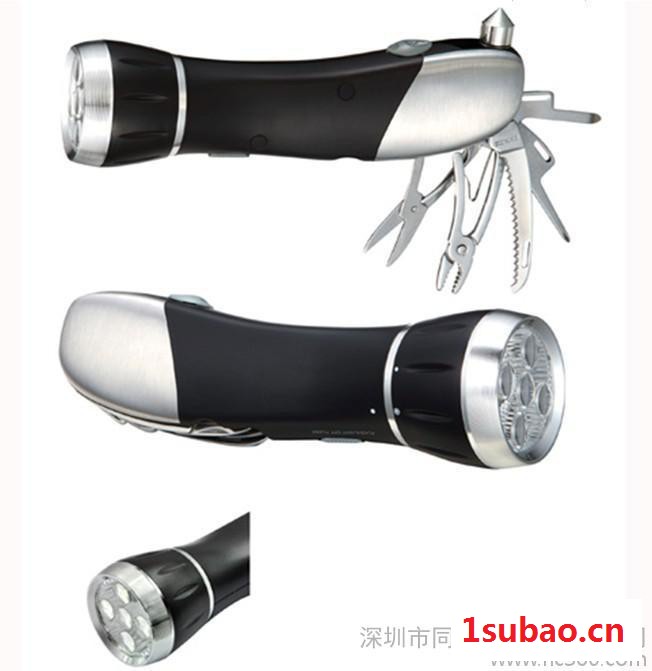 led迷你手电筒 带安全锤工具手电筒 多功能**手电筒 可印logo图2