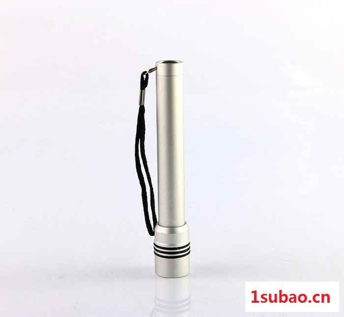 新款** 白盒装防身铝合金LED充电迷你手电筒 宁海手电筒加图2