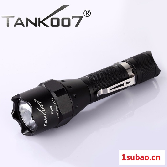 TANK007探客PT40强光远射手电筒LED大功率多功能电筒野外战术探险夜骑耐用抢险救灾居家旅行日常使用手电筒图5