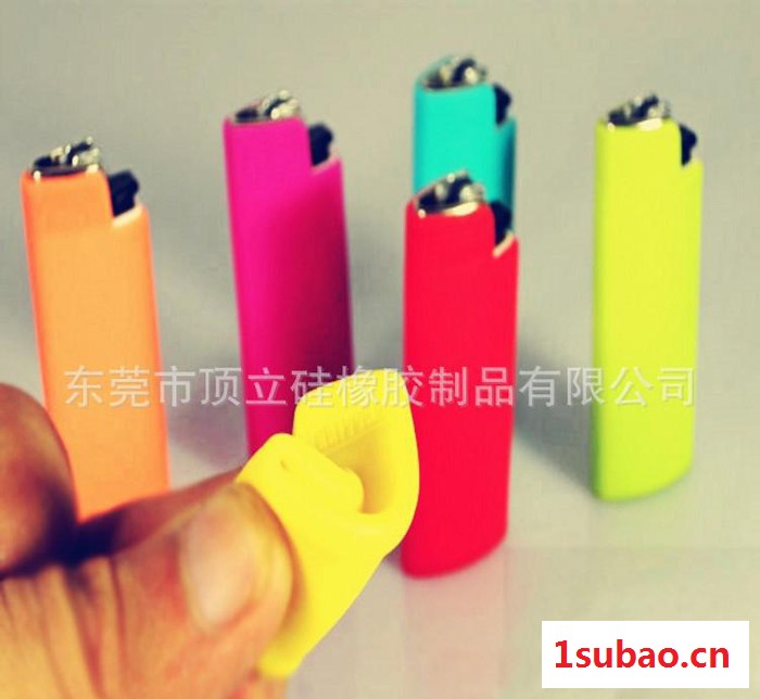 专业生产纯色创意促销礼品硅胶打火机套 防爆打火机护套产品定制图2