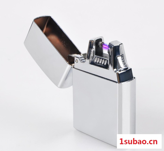 直销 防风纯铜USB充电电弧打火机 点烟器个性创意礼品图3