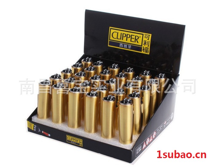 原装可利福Clipper全金属大号打火机可充气换火石调火礼盒装 其他工艺品/礼品图2