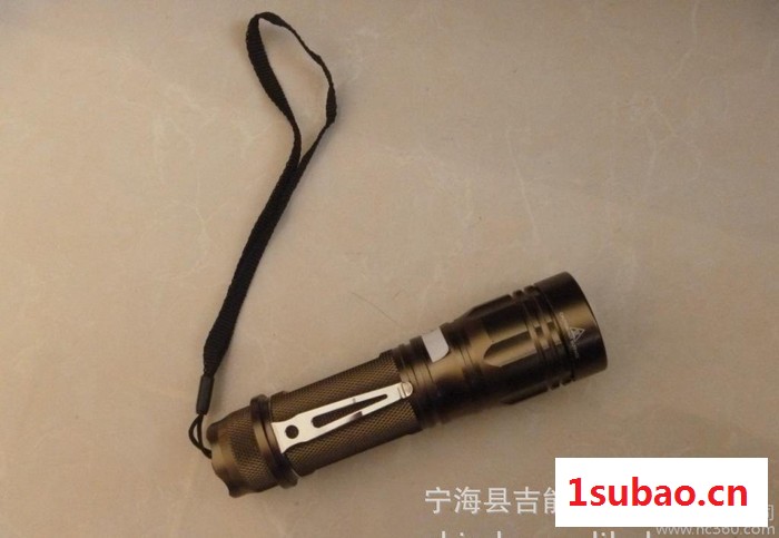 LED 铝电筒 强光手电筒 高亮手电筒 伸缩手电 自行车灯图3