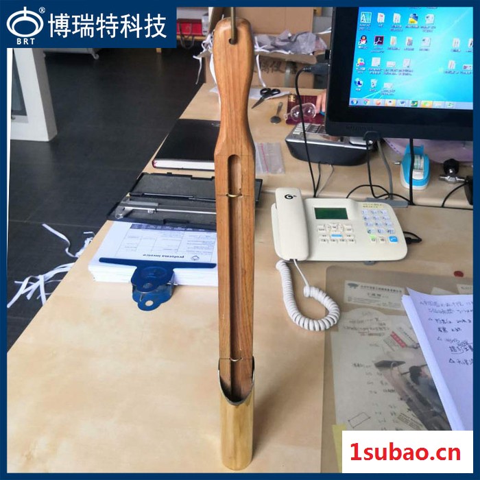 BHW-B型【黄铜材质】木质杯式测温盒温度计 检测石油储罐内油品温度 支持350mm长温度计图8