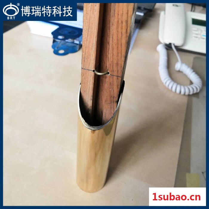 BHW-B型【黄铜材质】木质杯式测温盒温度计 检测石油储罐内油品温度 支持350mm长温度计图3