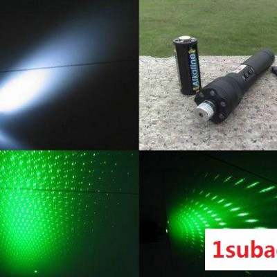 激光手电筒 绿光激光器 LED镭射手电筒
