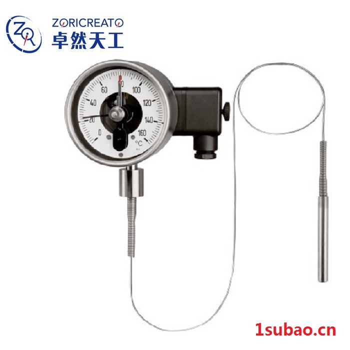 卓然天工** TWD电接点温度计电触点温度继电器 工业锅炉不锈钢温度控制器 电接点双金属温度控制器 径向/万向温度计图4
