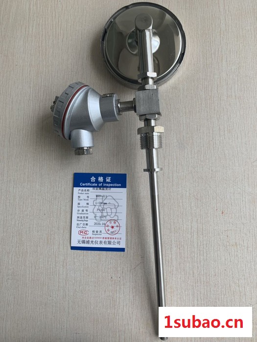 耐酸碱双金属温度计供应商 厂家供应定制万向型双金属温度计 双金属温度计生产厂家优惠价格图2
