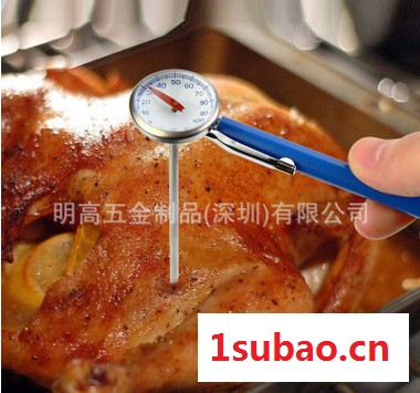 明高T809 双金属速读测温计不锈钢烤肉温度计家用厨房食品温度计图2