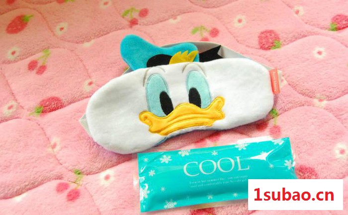 迪士尼米妮 唐老鸭卡通眼罩冰敷眼罩 睡眠遮光眼罩创意眼罩赠冰