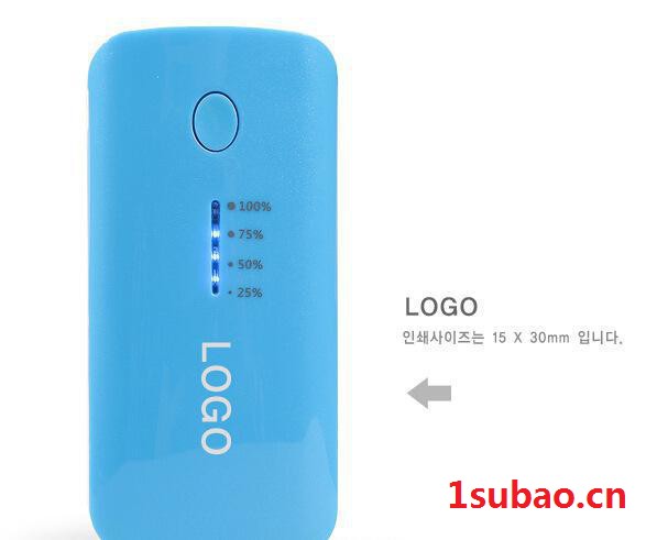 新款充电宝定制logo时尚4000毫安移动电源手电筒款携带方图2