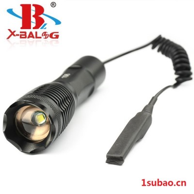 柏龙BL-Q1837 战术手电筒T6强光变焦 充电手电筒**