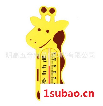 明高G901婴儿卡通牛形水温计 宝宝测水温洗澡沐浴温度计图3