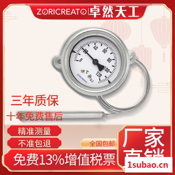 ZORICREATO/卓然天工TWD压力式温度计压力液位式压力变送器 酿酒厂 石油化工探入式 温度计 可加长定制图4