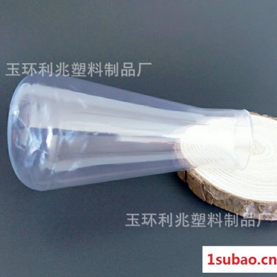 利兆塑业PVC透明许愿瓶彩沙瓶塑料杯插花瓶