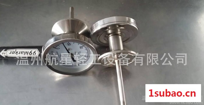 快装温度计 卫生型温度计 卡箍式温度表图2