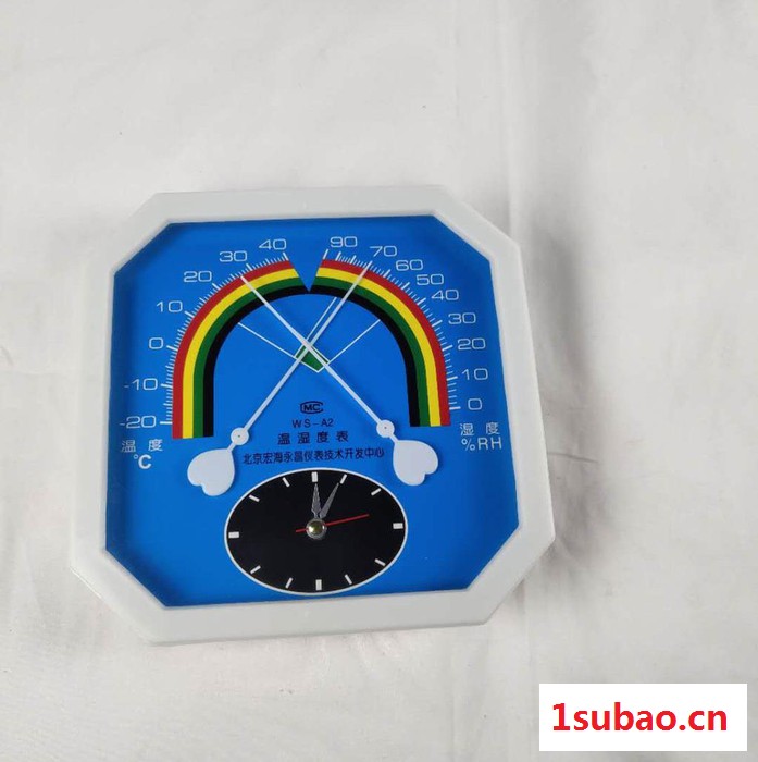 工业温度计 干湿温度计厂家 高精度工业温度计 养殖场温度计 带时钟温度计定制图5