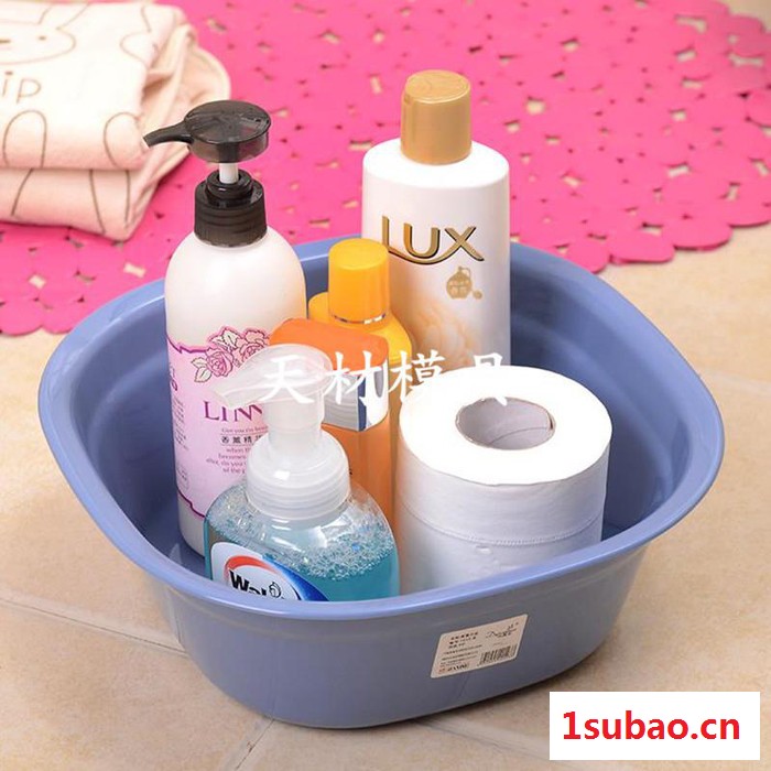 方形塑料脸盆模具 塑料盆模具图4