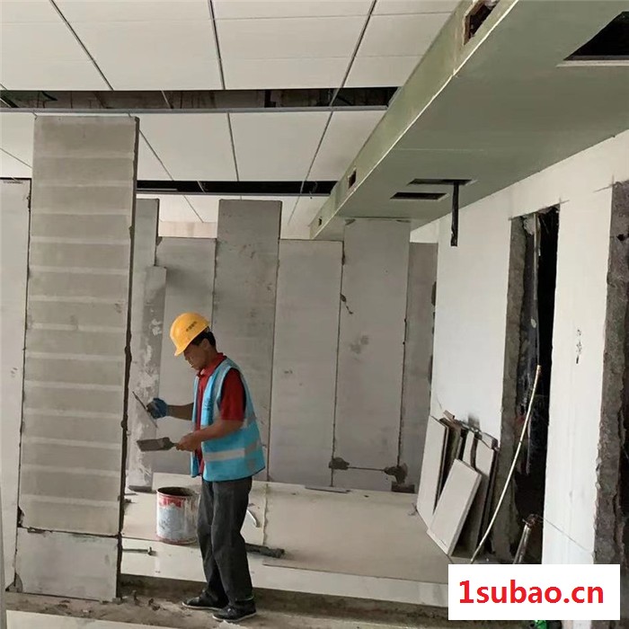 吉连-聚苯颗粒轻质隔墙板安装 墙体储物柜 隔墙板生产与安装施工