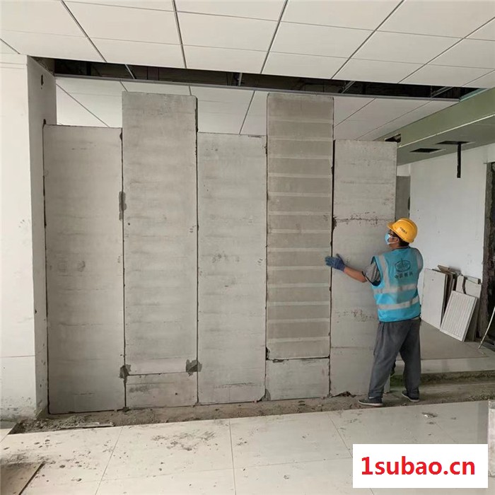 吉连-聚苯颗粒轻质隔墙板安装 墙体储物柜 隔墙板生产与安装施工图4