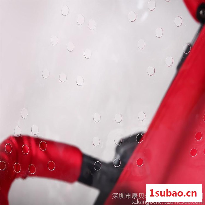 母婴用品厂家生产童车防风防雨罩 高景观高透明推车雨衣 量大价优图2