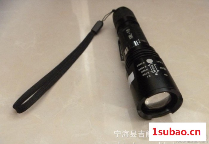 LED 强光 高亮 闪光 伸缩手电筒 自行车灯 定制生产图2