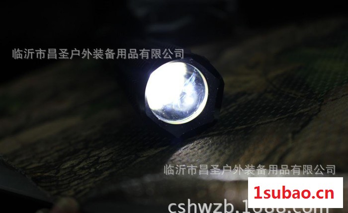 〈〉战术强光手电 多功能战术格斗版铝合金强光远射手电筒图2