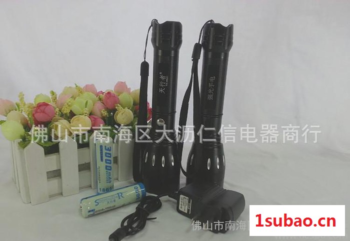 天行者6621强光电筒 铝合金手电 LED防水远射 巡逻图3